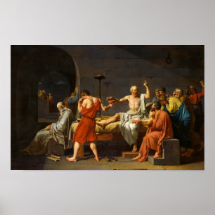 Póster La muerte de Sócrates, La Mort de Sócrates, 1787
