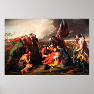 Póster La muerte del General Wolfe por Benjamin West 1770