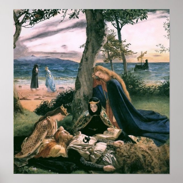 Póster La muerte del Rey Arturo (Frente)