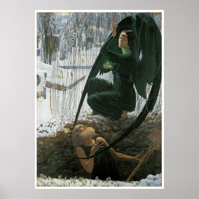 Póster La muerte del sepulturero (Frente)