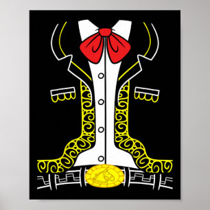 Póster La muerte mexicana de Mariachi Cinco De Mayo