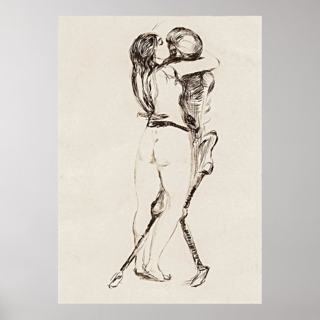 Póster La muerte y la mujer: La inquietante elegancia de  (Frente)