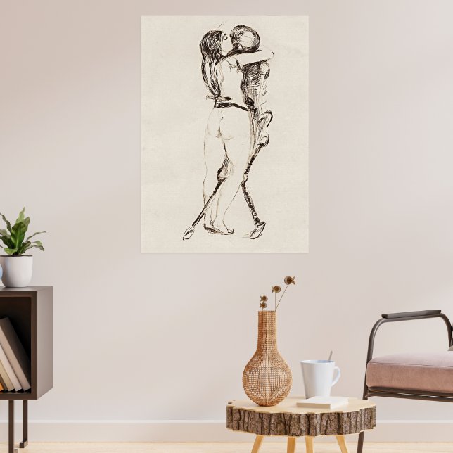 Póster La muerte y la mujer: La inquietante elegancia de  (Salón 3)