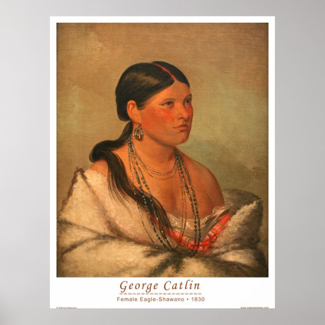 Póster La mujer águila-Shawano (Frente)