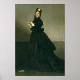 Póster La mujer con el guante, 1869