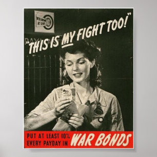 Póster ¡La mujer de la guerra!