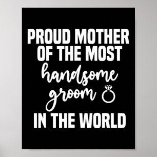 Póster La mujer del día de la madre más guapa del nacimie