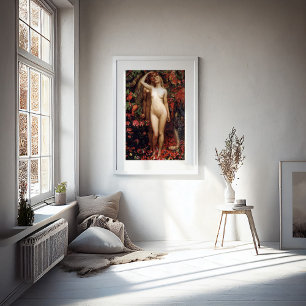 Póster La mujer, el hombre y el serpiente   Byam Shaw