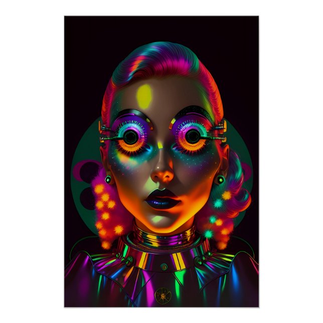 Póster La Mujer Eléctrica (Anverso)