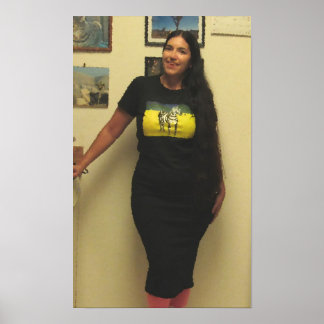 Póster La mujer larga del pelo