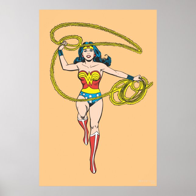 Póster La mujer maravilla Lasso sobre la cabeza (Frente)