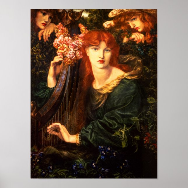 Póster La mujer privada de libertad por Dante Gabriel Ros (Frente)