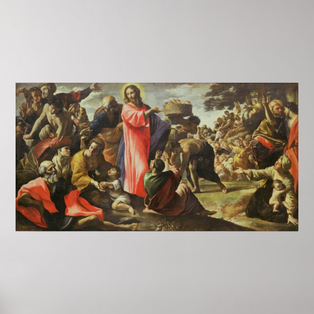 Póster La multiplicación de los palos y peces (Frente)