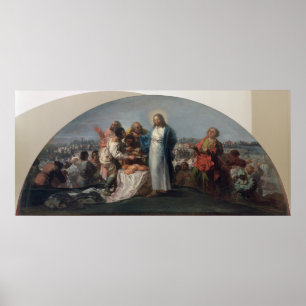 Póster La multiplicación de los palos y peces