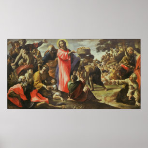 Póster La multiplicación de los panes y de los pescados