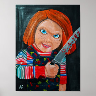 Póster La muñeca pintada por Alfred Fox