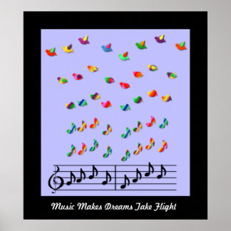 Póster La música de KRW hace que los sueños tomen vuelo
