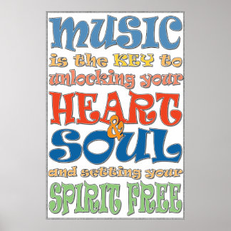 Póster La música es la clave