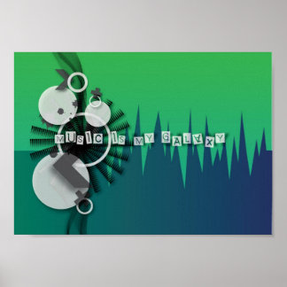 Póster La música es mi galaxia