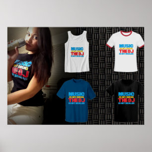 Póster La música es mi Poster de drogas