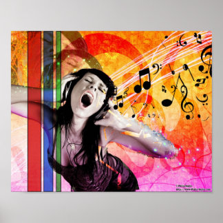 Póster La música es mi vida