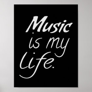Póster La música es mi vida