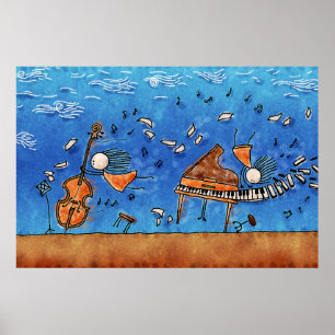 Póster La música es poder