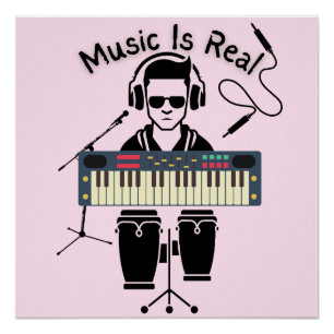 Póster La música es real