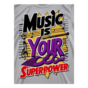 Póster La Música es tu Superpoder