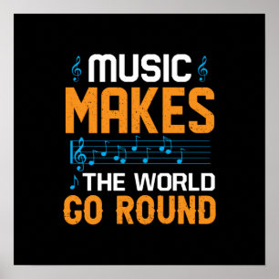 Póster La música hace que el mundo gire