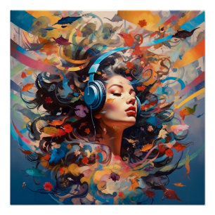 Póster La música me alimenta