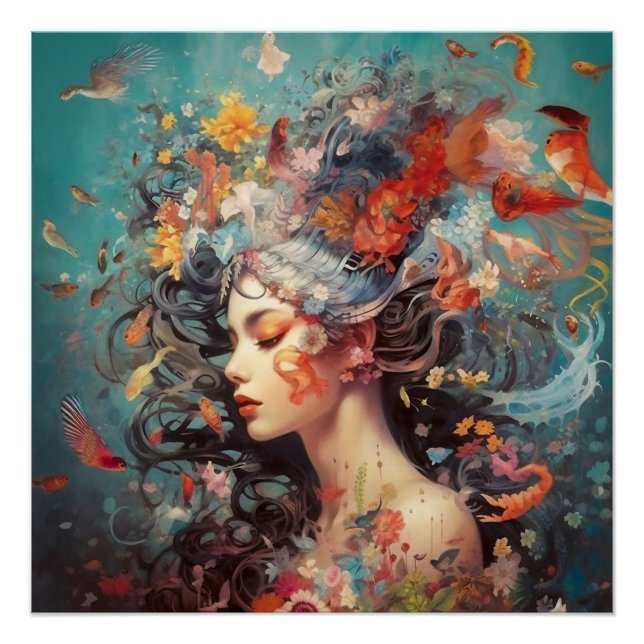 Póster La música me alimenta (Anverso)