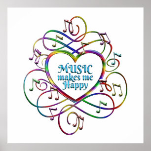 Póster La música me hace feliz