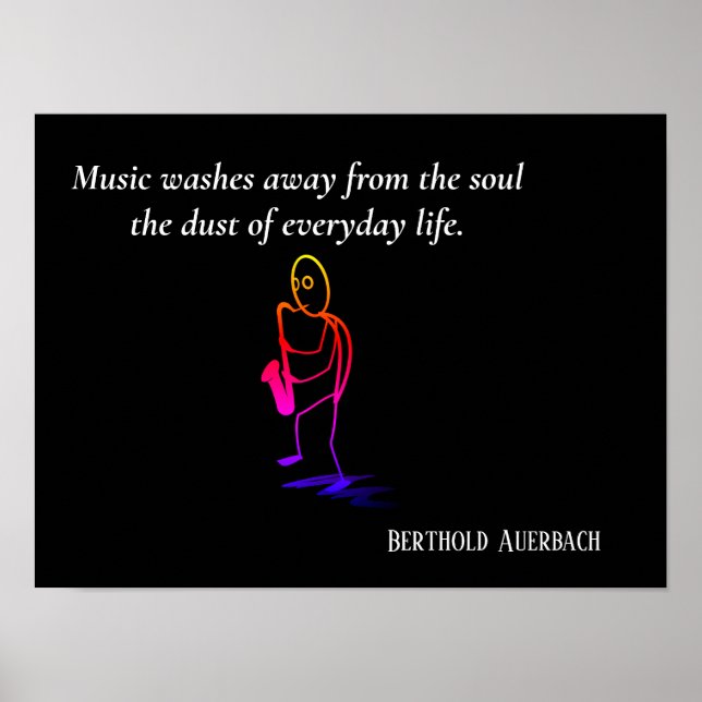 Póster La música se desvanece (Frente)