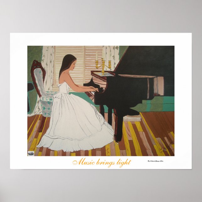 Póster La música trae luz (Frente)