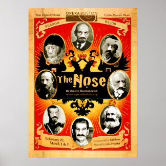 Póster La nariz: Afiche de la calle, 2009