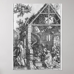 Póster La Natividad, de la "vida de la Virgen"