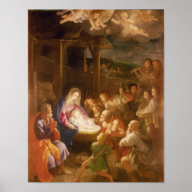 Póster La Natividad de noche, 1640 (Frente)