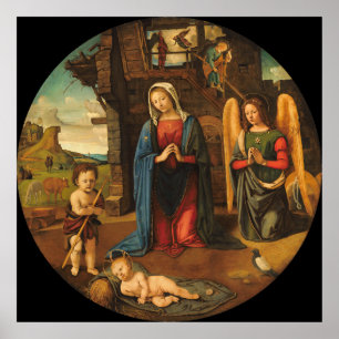 Póster La Natividad - Poster Bella Artes Piero di Cosimo