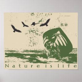 Póster La naturaleza de Estampa es vida