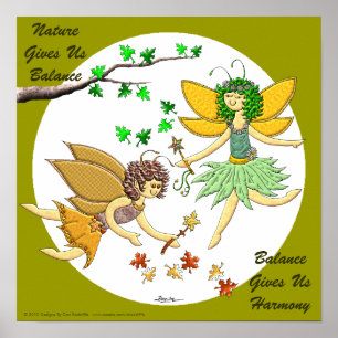 Póster La Naturaleza Nos Da Equilibrio