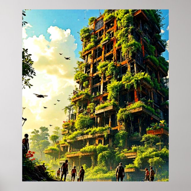 Póster La naturaleza recupera la urbanidad (Frente)