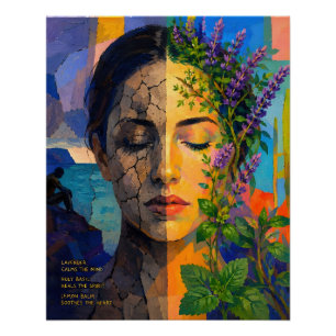 Póster La naturaleza repara lo que se rompe: un retrato d