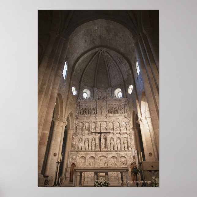 Póster La Nave Del Monasterio De Santa Maria De Poblet (Frente)