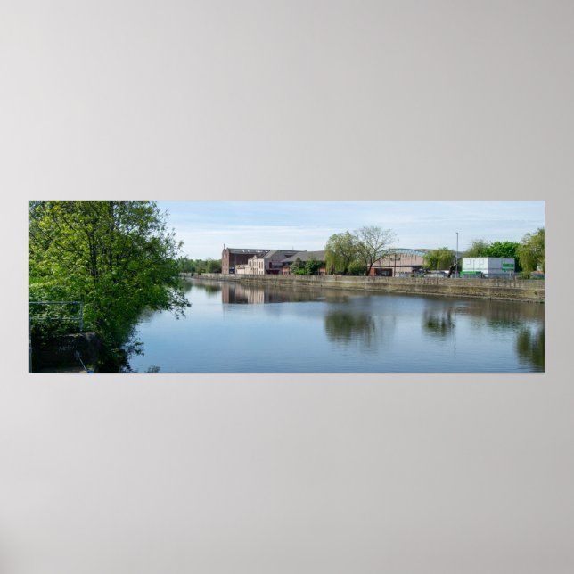 Póster La navegación Calder & Hebble, Wakefield (Frente)