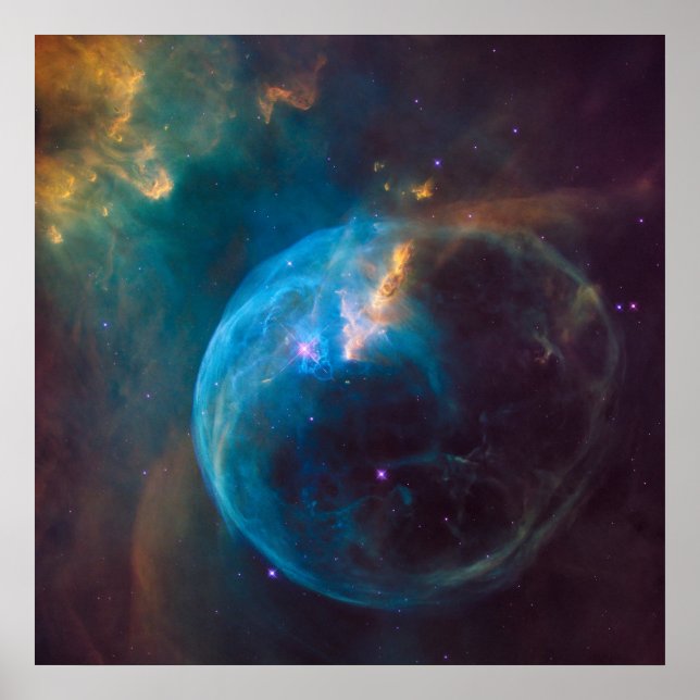Póster La Nebulosa Burbuja, Ngc 7635. (Frente)