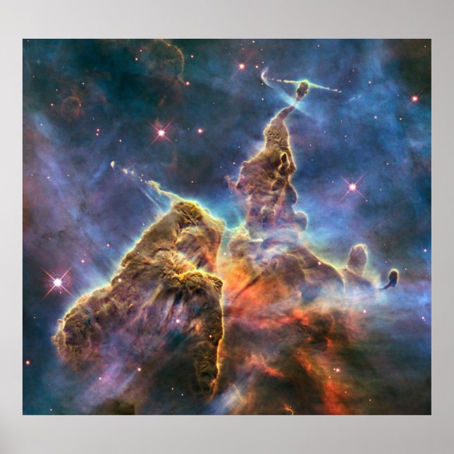 Póster La Nebulosa de la Carina "Montaña Mística" (Frente)