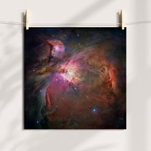 Póster La nebulosa de Orión - Rosa