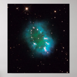Póster La nebulosa del collar (telescopio de Hubble)
