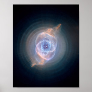 Póster La Nebulosa del Ojo de Gato 8x10